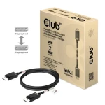 Club3D Kabel DisplayPort 2.1 na DisplayPort 2.1 černá / VESA DP80 / 8K60Hz-10K30Hz / HDR / 1,2 m (CAC-1091)