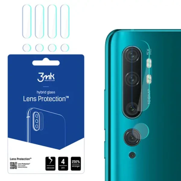 3mk Lens Protection hybridní sklo pro Xiaomi Mi Note 10 / Ochranné sklo kamery / Hybridní