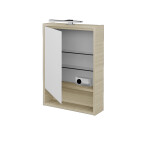 Dřevojas - Jednodveřová galerka FOCUS GAOE 50 - D04 Dub / Pravé 282936P