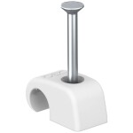 OBO Bettermann 2228422 Spona na hřebíky 100 ks čistě bílá