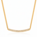 ELENYS Seline – pozlacený náhrdelník 18K žluté zlato Délka: 45+5 cm / max. 50 cm