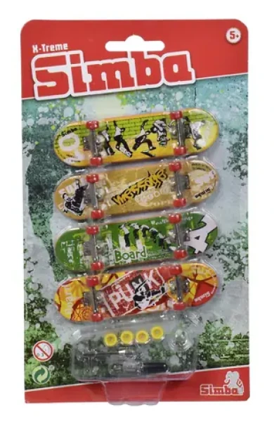 SIMBA Prstový skateboard set 4 ks