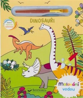 Malování vodou Dinosauři