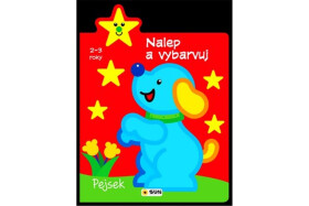 Pejsek Nalep vybarvuj