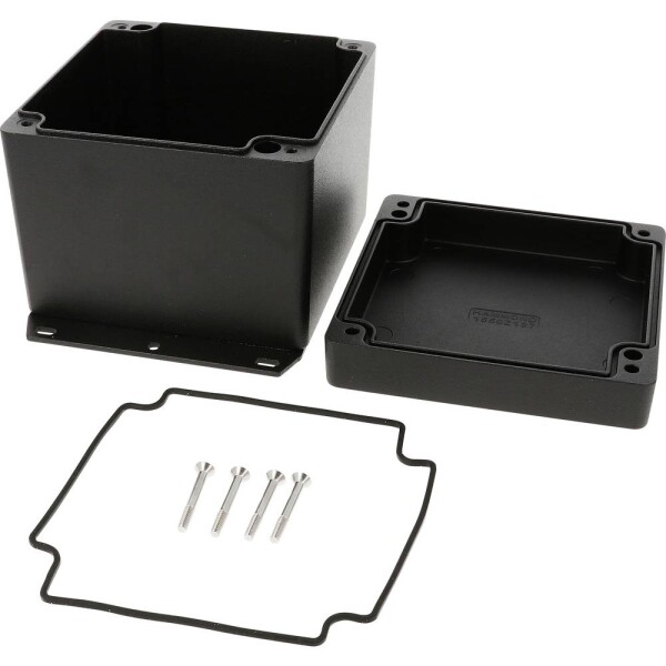 Hammond Electronics 1550Z137FBK univerzální pouzdro 121 x 121 x 102 litý hliník černá 1 ks