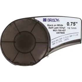 BRADY BMP21 Series označovací páska / černobílá / 4.26m x 19mm / pro BMP21, LABPAL a IDPAL (M21-750-427)