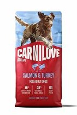 Carnilove Dog Active Dry Salmon&Turkey Adult AB 12kg