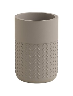 Gedy - THEA sklenka na postavení, šedá/tmavý bambus TH9808