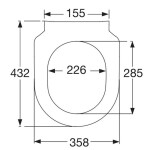 VILLEROY & BOCH - Avento WC sedátko SlimSeat, SoftClosing, alpská bílá 9M87S101