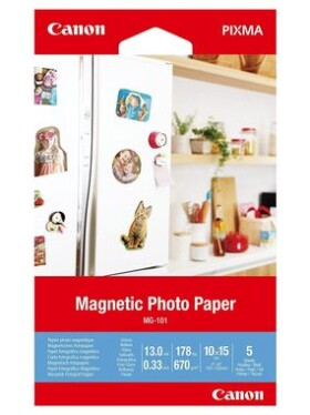 Canon magnetický fotopapír MG-101 - 10x15cm (4x6inch) - 5 listů (534858)