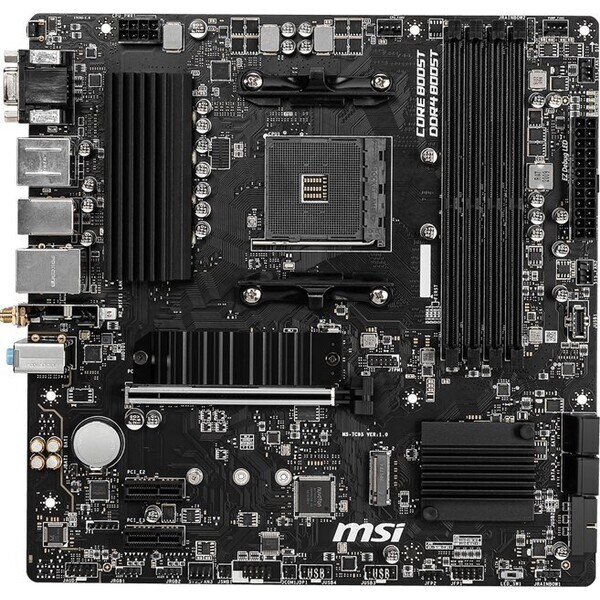 MSI B550M PRO-VDH WIFI / AMD B550 / DDR4 / SATA III RAID / USB / GLAN / M.2 / sc.AM4 / mATX (7C95-001R)