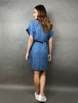 HOSH Košilové šaty Yesenia Velikost: UNI, Barva: Modrá