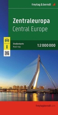 Střední Evropa 1:2 000 000 / cestovní mapa