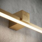 Koupelnové nástěnné LED svítidlo SWE047-1W 60cm GOLD BRUSH OSW-20147