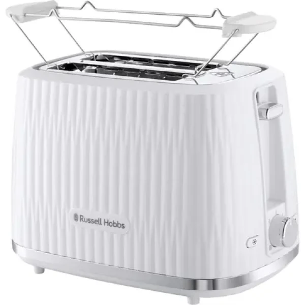 Russell Hobbs 27370-56 bílá / Topinkovač / 800 W / 6 stupňů opečení / rozpékací mřížka (100002103417)