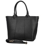 Trendy dámská kožená kabelka do ruky Rosalyn, černá