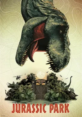 Trefl - Puzzle - Premium Plus Jurassic Park: Filmový plakát