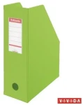 Esselte VIVIDA zelená / Stojan na časopisy / A4 / Karton s PVC fólií / šířka hřbetu 100 mm (56076)