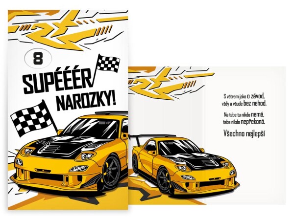 Přání k narozeninám otočné 1 - 12 let Přání k narozeninám otočné 1 - 12 let