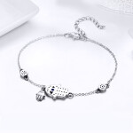Elenys stříbrný náramek Hamsa symbol ochrany