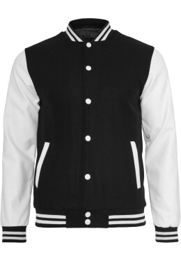 Oldschool College Jacket blk/wht