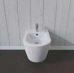 DURAVIT - ME by Starck Závěsný bidet s přepadem, bílá 2288150000