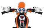 Mamido Dětská elektrická motorka Chopper oranžová