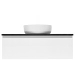 Koupelnová skříňka s krycí deskou SAT B-WAY 99x30x45 cm bílá lesk BWAY100WTK BWAY100WTK