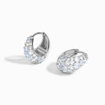 Royal Fashion stříbrné náušnice GU-DR23080E-SILVER-MOONSTONE-TOPAZ