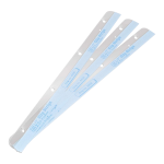 Djois samolepicí závěsné lišty s euroděrováním, 295 mm, transparentní, 25 ks