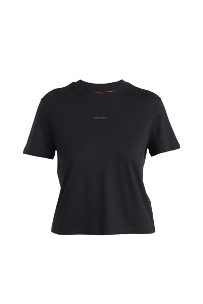 ICEBREAKER Wmns Merino 150 Tech Lite III SS Crop Tee, Black velikost: M