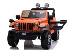 Mamido Elektrické autíčko Jeep Wrangler Rubicon 4x4 oranžové