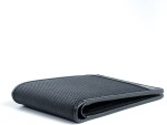 RFID stínící peněžeka - nylon / kůže