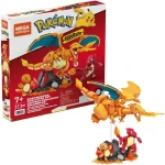 Mattel mega pokémon evoluční set - charmander