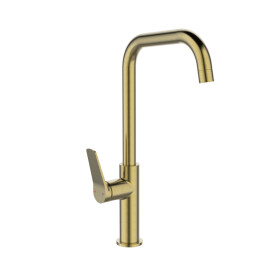 INVENA - Dřezová baterie Alonia Trend, kartáčované zlato BZ-70-009-V
