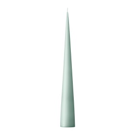 Ester & erik Svíčka Cone 37 cm – 67 Jade Stone, zelená barva, vosk