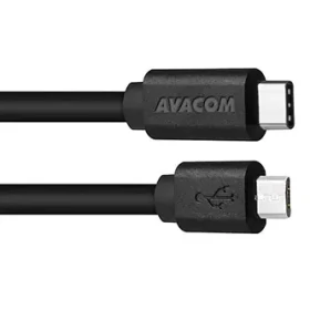 AVACOM USB Type-C - Micro USB černá / Datový a nabíjecí kabel / 100 cm (DCUS-TPMI-P10K)