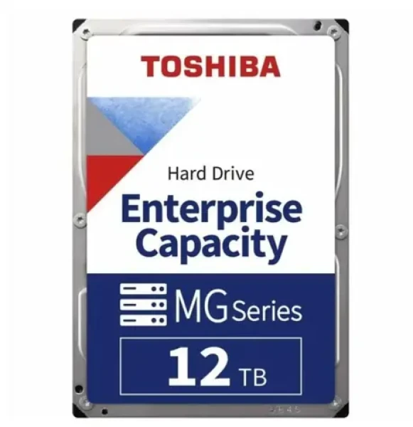 Toshiba Enterprise Capacity MG09 12TB 512e / HDD / 3.5" / SATA 6Gbits / 256MB cache / 7 200 rpm / Interní / 5y (MG09ACA12TE)
