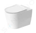 DURAVIT - Soleil by Starck Závěsné WC se sedátkem SoftClose, Rimless, HygieneFlush, HygieneGlaze, bílá 45860920A1