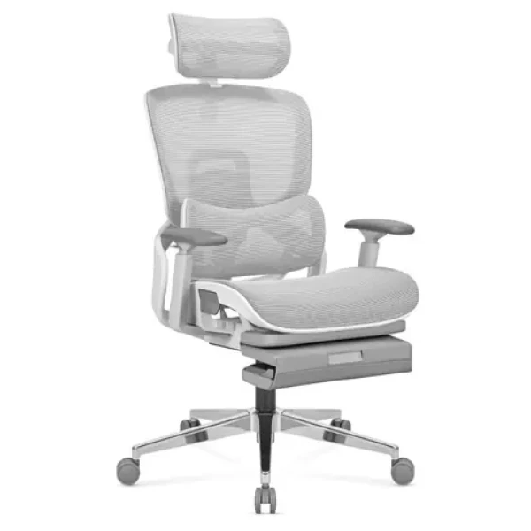 Mark Adler Expert 9.3 šedá / Kancelářské ergonomické křeslo / nosnost 130 kg (MA-EXPERT 9.3 GREY)
