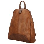 Trendy dámský koženkový kabelko-batůžek Eligio, koňakový