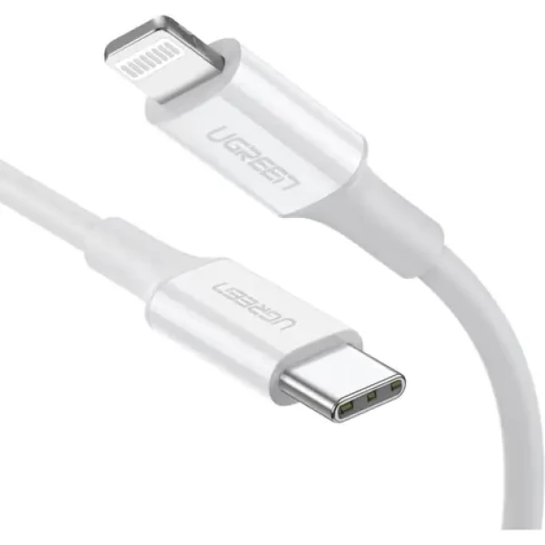 UGREEN Kabel Lightning (M) - USB-C (M) 1m bílá (6957303814930)