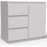 Komoda Merg 3S1F bílá