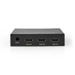 Nedis VSWI34721AT HDMI přepínač 3 vstupy - 2 HDMI + 1 USB-C na 1 výstup / 4K @ 60Hz / 18 Gbps / HDCP 2.2 / hliník (VSWI34721AT)