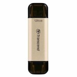 Transcend JetFlash 930C 512GB zlatá / Flash Disk / USB-A/C 3.2 Gen 1 / R: 420MBs / W: 400MBs (TS512GJF930C)