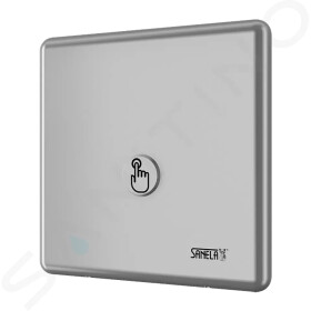 SANELA - Senzorové sprchy Ovládání sprch piezo tlačítkem pro jednu vodu pro bateriové napájení, chrom SLS 01PB
