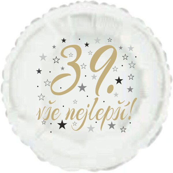 39. narozeniny balónek kruh Balonky.cz 39. narozeniny balónek kruh Balonky.cz