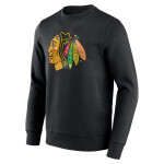 Fanatics Pánská Mikina Chicago Blackhawks Primary Logo Graphic Crew Sweatshirt VALUE Velikost: