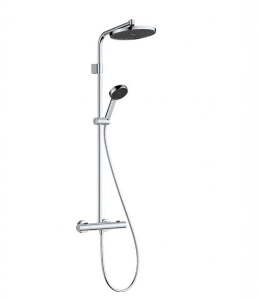 HANSGROHE - Activera S Sprchový set s termostatem, průměr 24 cm, 2 proudy, EcoSmart+, chrom 28083000