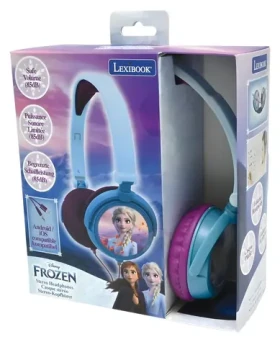 Lexibook Sluchátka Frozen / Sluchátka / Skládací / Limit hlasitosti 85dB / 3,5mm jack, USB-C (HP010FZ)